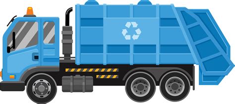 Green Garbage Truck Transparent Png