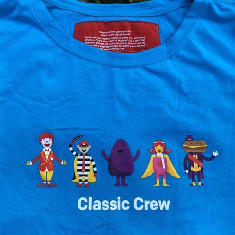 Blue McDonald’s Limited Edition Special Crew... - Depop