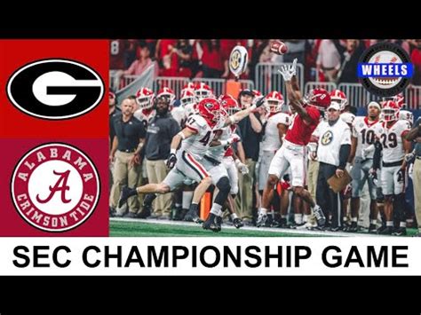 #3 Alabama vs #1 Georgia Highlights | SEC Championship Game | 2021 ...