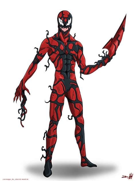 (symbiote Concept) Carnage by david-madrid-duarte on DeviantArt