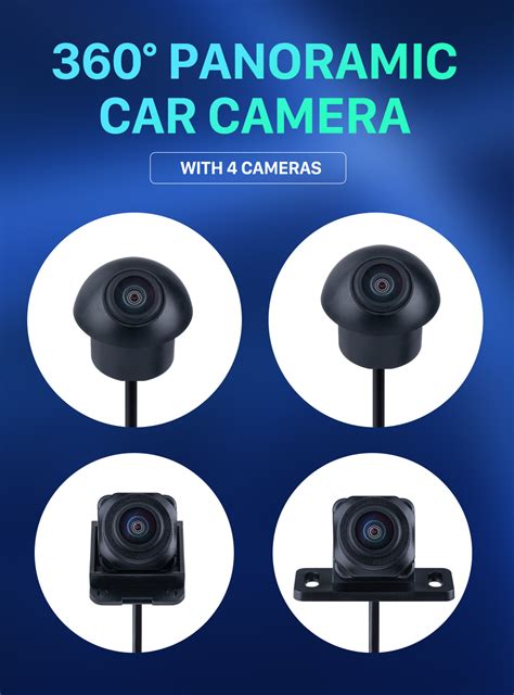 Universal Surround View Car Camera Degree Panoramic Front Rear ...