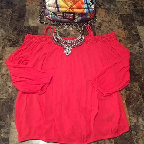 BCX | Tops | Red Bcx Shirt | Poshmark