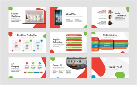 Galerie - Art Gallery Presentation PowerPoint Template for $24