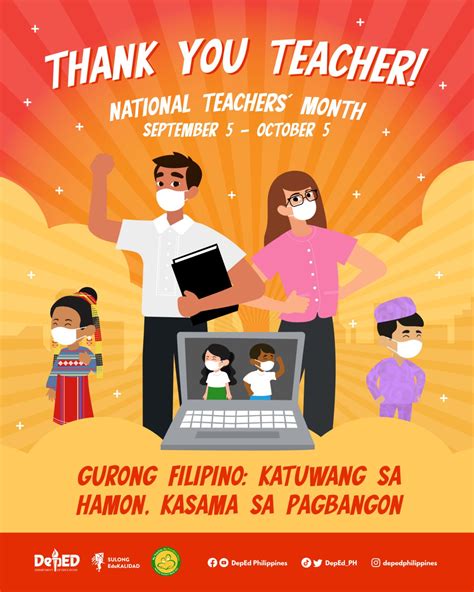 World Teachers Day 2024 Deped Poster - Esta Olenka