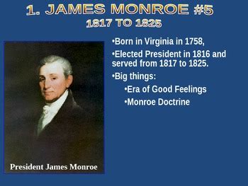 Powerpoint- James Monroe: Era of Good Feelings by Doug Cochran | TPT