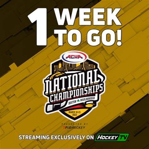 Watch the 2023 ACHA National Championships on HockeyTV | American ...