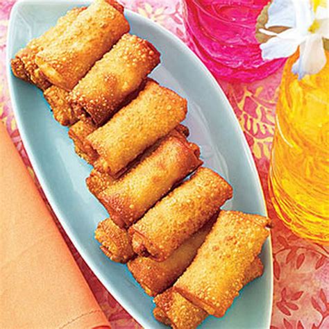 Mini Egg Rolls Recipe | Yummly | Recipe | Luau food, Food, Egg roll recipes