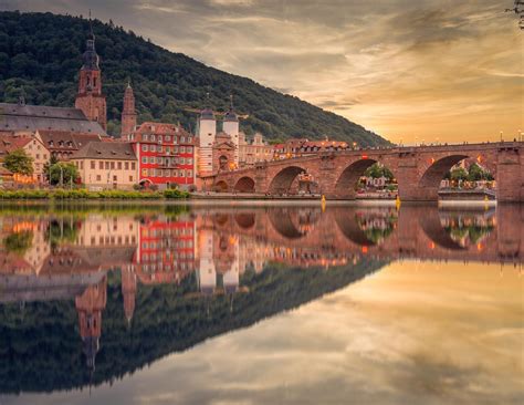 At the Neckar river, Heidelberg, Germany