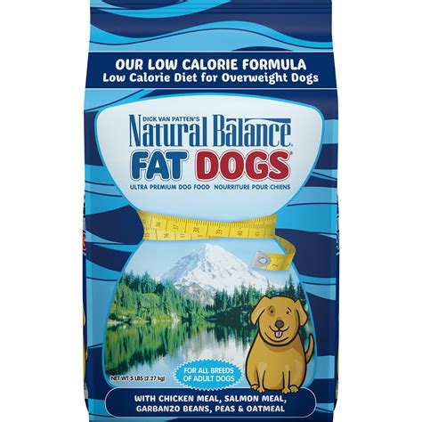 5Lb Fat Dogs Low Calorie Dry Dog Food, Chicken Meal, Salmon Meal ...