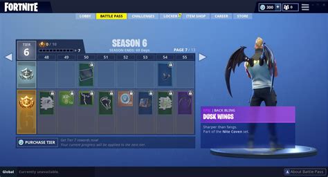 Fortnite Season 6 Battle Pass - All Rewards - Fortnite Insider