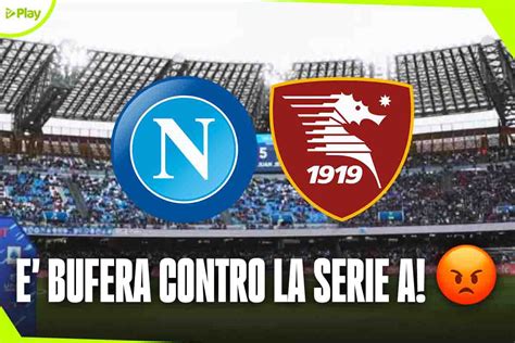 Napoli-Salernitana, scoppia il caso: la squadra sarà penalizzata ...