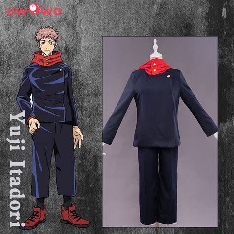 Uwowo Anime Jujutsu Kaisen Yuji Itadori Cosplay Costume Jujutsu High U ...