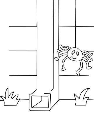 12 Beautiful Incy wincy spider coloring pages for Kids | Thanksgiving ...