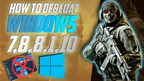 How To Debloat Windows - 7, 8, 8.1 and 10 | Make windows faster ...