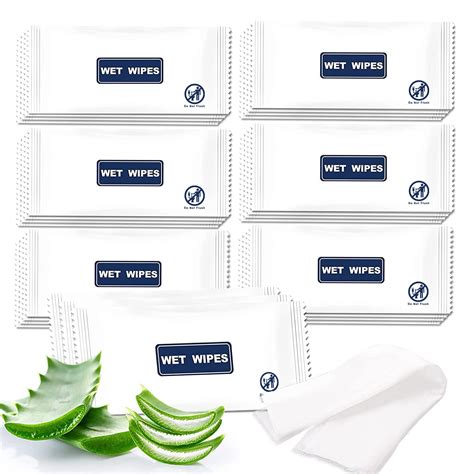 Amazon.com: 100 Pack Wet Wipes Individually Wrapped, Individual Hand ...