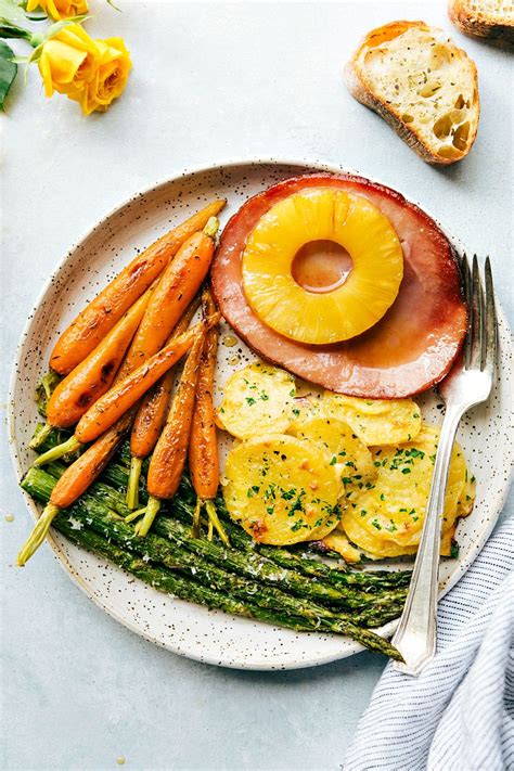 An ENTIRE Easter Dinner made in under an hour! Two sheet pans hold all ...