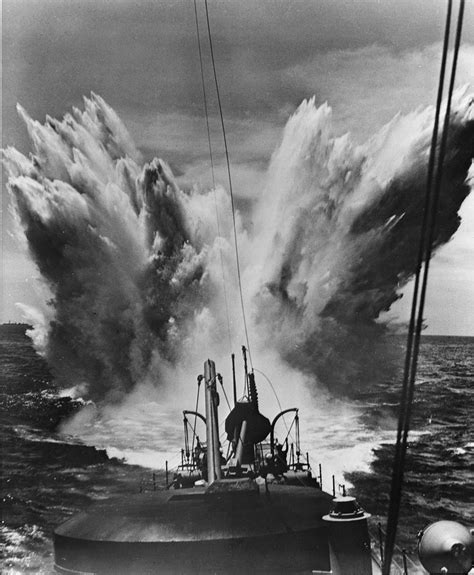 File:Depth charge explosion during Battle of the Atlantic c1943.jpg ...