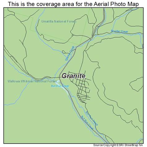 Aerial Photography Map of Granite, OR Oregon