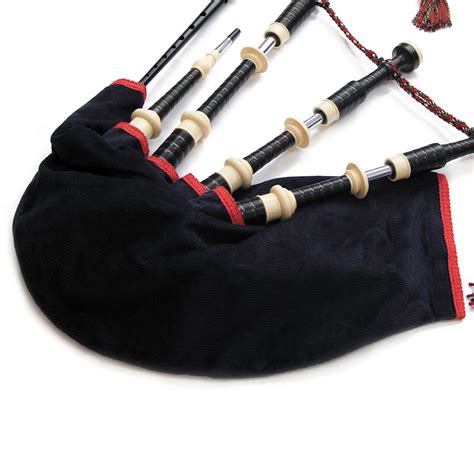 Bagpipe Bag Cover with Zipper & Non-Slip Patch BLACK BAG - The Piper's Cove