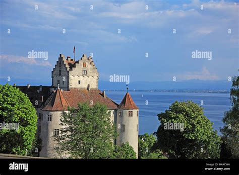 Germany, Baden-Wurttemberg, sea castle in Lake of Constance Stock Photo ...