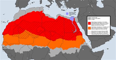 The Sahara Isn’t Empty: Populations of the Sahara... - Maps on the Web