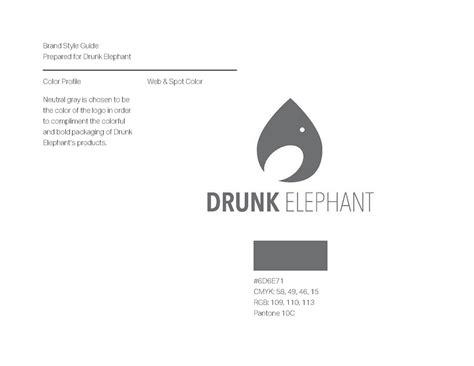 Drunk Elephant Logo Redesign on Behance