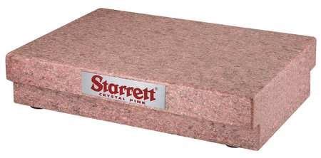 Starrett 80720 Crystal Pink Granite Surface Plate, Grade AA Laboratory ...