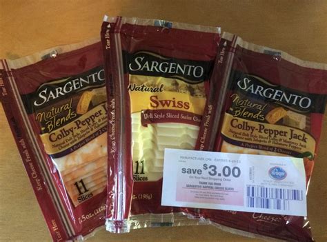 NEW Sargento Cheese Slices Catalina + Coupon = as low as $0.99 each at ...