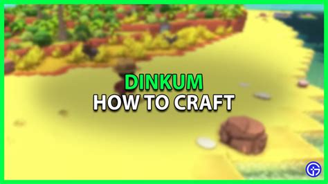 How To Craft In Dinkum (Crafting Explained) - Gamer Tweak