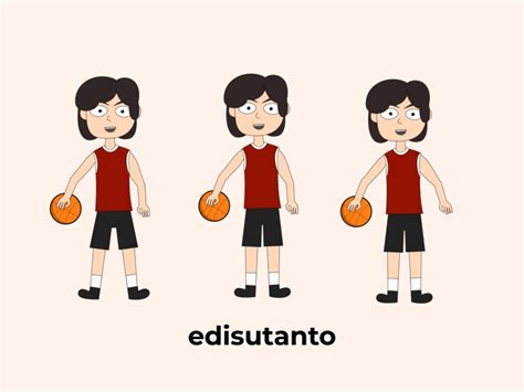 Basketball Player - Loop GIF Cartoon Animation by Muhammad Edi Sutanto ...