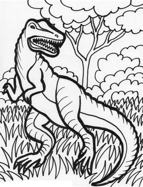 Printable Free Dinosaur Coloring Pages