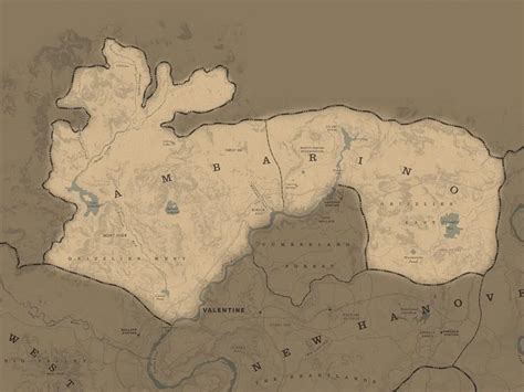 Ambarino | Red Dead Redemption 2 Locations & Map