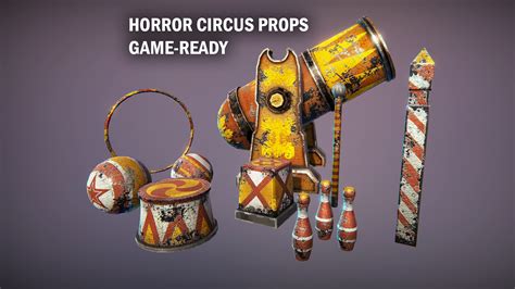 Circus props 3D model - TurboSquid 1274708