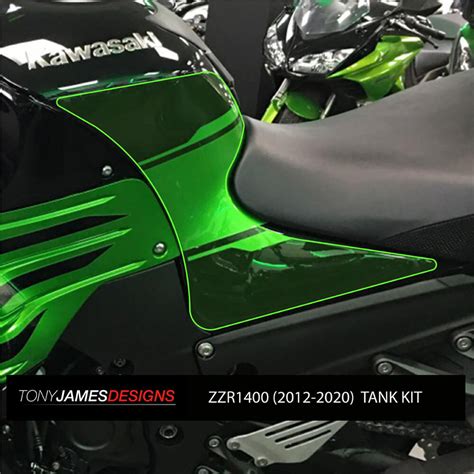 ZZR1400 (2012-2020) Paint Protection Film (PPF) % Kawasaki, ZZR1400 ...