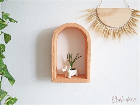 DIY Cardboard Wall Shelf - Ohoh deco