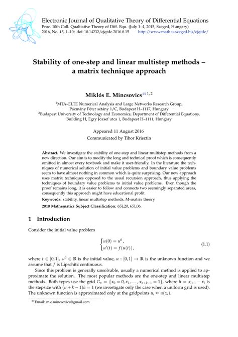 (PDF) Electronic Journal of Qualitative Theory of Differential ...