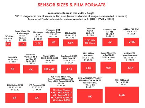 A Filmmaker's Guide to Sensor Sizes and Formats — OLD FAST GLASS