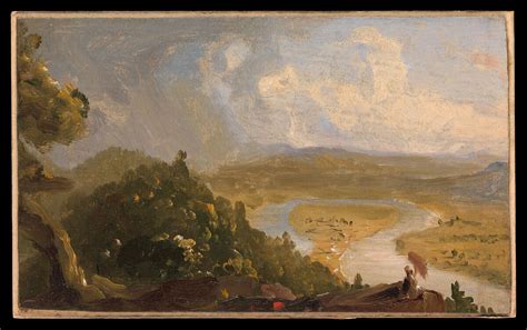 Thomas Cole | Sketch for View from Mount Holyoke, Northampton ...