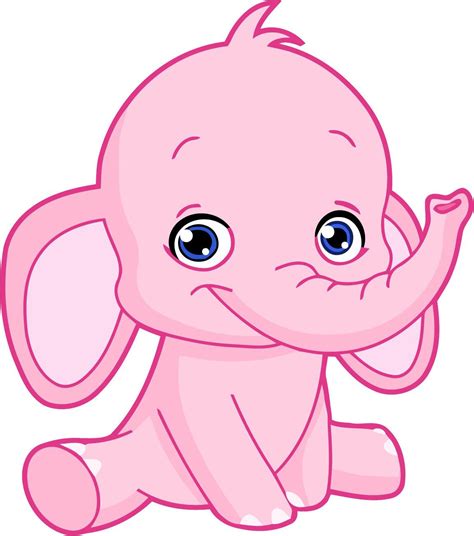 Elephant Clip Art Baby Shower Clipart Pink Elephants Pink Baby Images ...