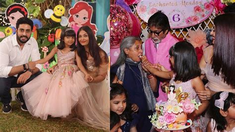 Youngest Member of Big B's Clan Aaradhya Bachchan Birthday Party ...