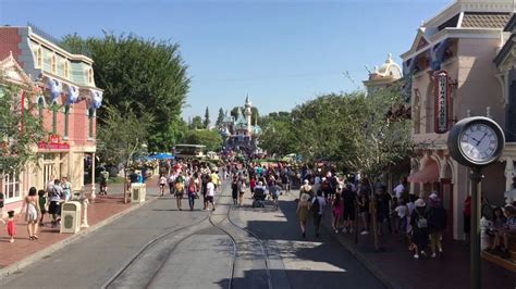 Main Street USA at Disneyland - YouTube