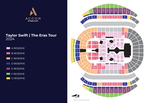 Accor Stadium Taylor Swift Map - Image to u