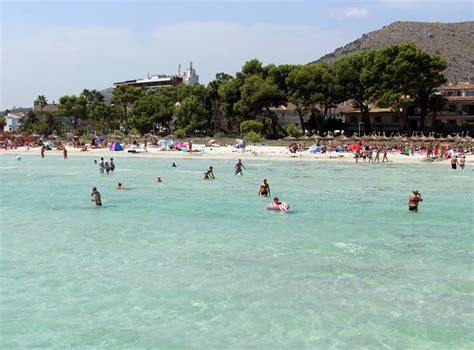 Playa de Alcudia, the most extensive beach in Mallorca