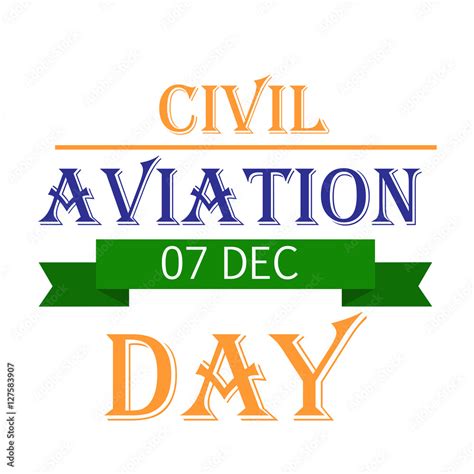 International Civil Aviation Day. Stock Illustration | Adobe Stock