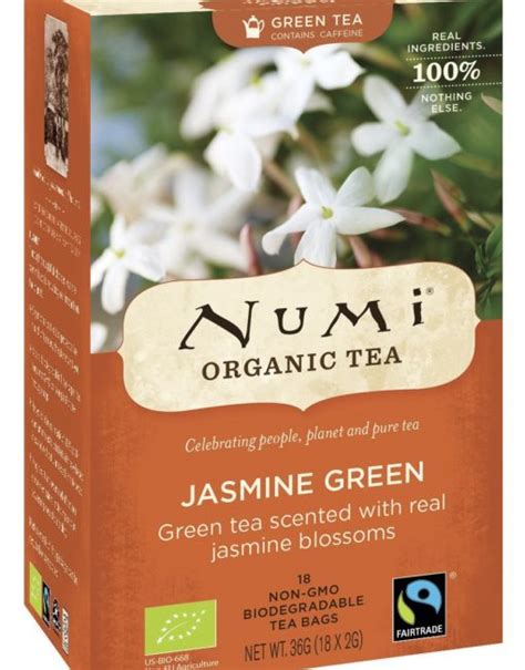 Numi Jasmine Green 18 bags - Organic Tea