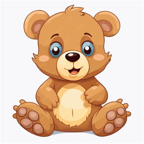 Premium Vector | Cute baby bear cartoon car