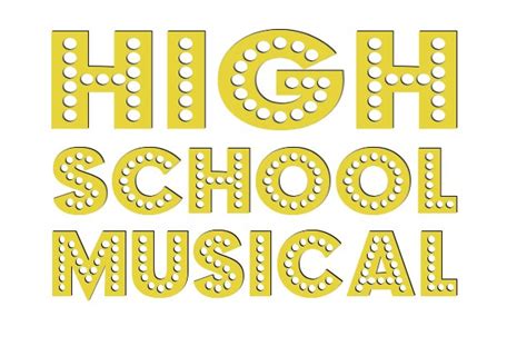 High School Musical Letters! - CakeCentral.com