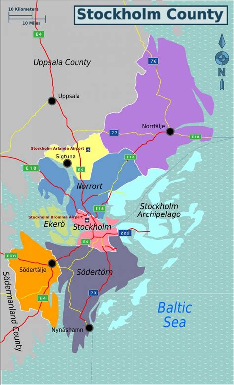 Stockholm Förorter Karta – Karta