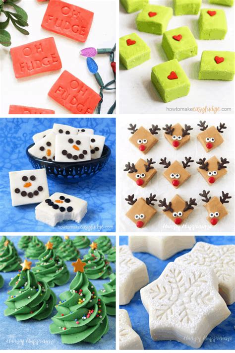 30 CHRISTMAS FUDGE RECIPES, fun, unique food gift ideas.