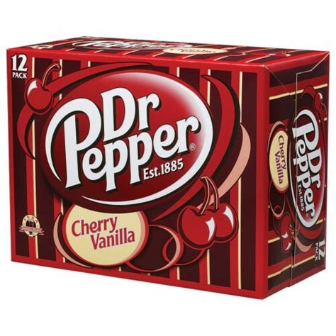 Dr Pepper Cherry Vanilla Soda, 12 cans / 12 fl oz - Foods Co.